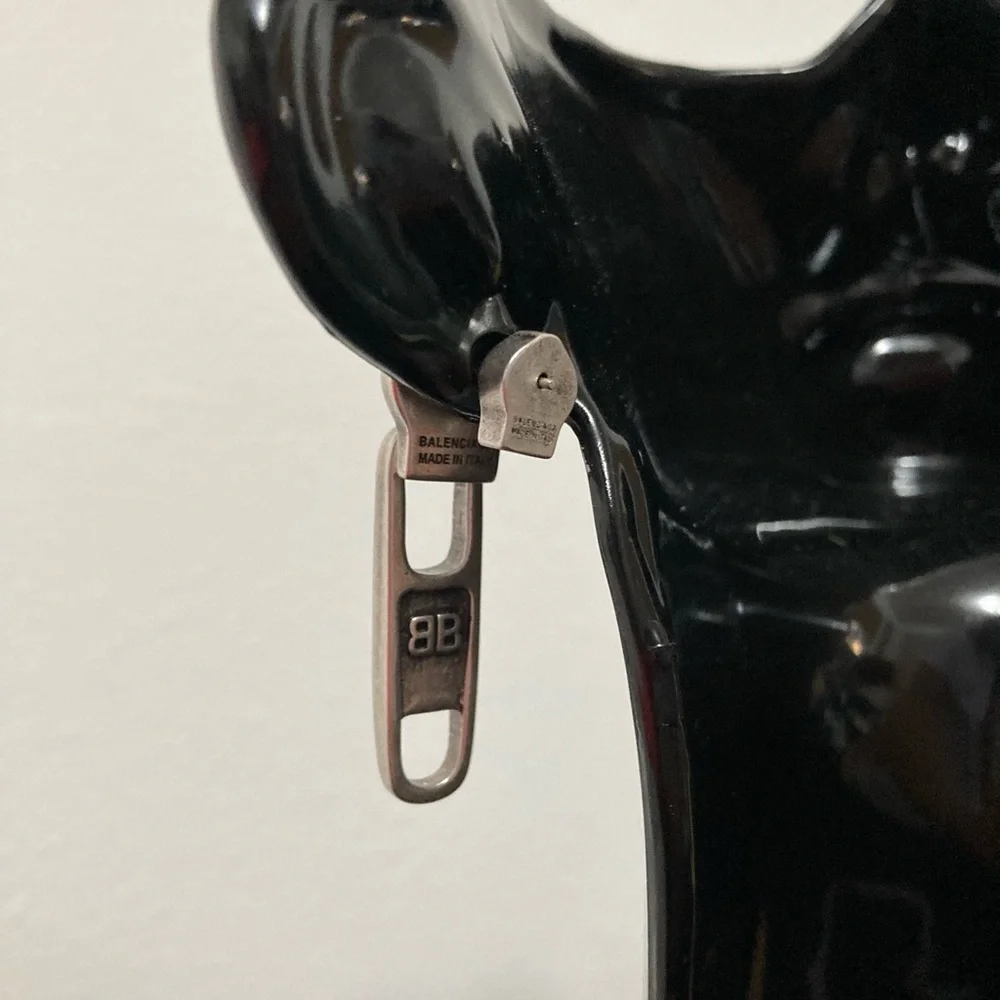 Balenciaga Silver Men's Earring - Picture 3 of 11